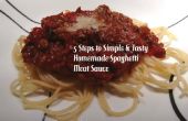 5 étapes pour la Sauce à la viande Simple et délicieux Spaghetti maison