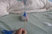 Rubber Band Powered paille Rocket