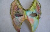 Masque de carnaval décorées