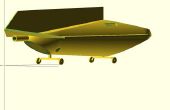 Impression une conception d’avion Bizarre du 1900 ' s 3D
