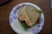 Pepperoni et fromage Provolone fondre - Sandwich