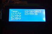Arduino temps & Temp affichage bouclier
