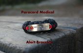 Bracelet d’alerte médicale de paracord