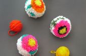 Fleurs pompons + maker de pom-pom DIY