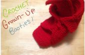 Crochet chaussons adultes