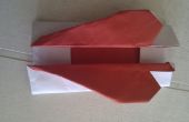 Titulaire de carte coeur origami Valentin ouverture