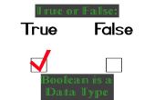 Vrai ou faux : Boolean est un Type de données