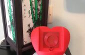 3D coeur imprimé + chargement sans fil