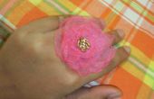 Tissu rose anneau