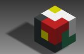Puzzle Cube 3D bricolage
