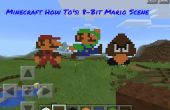 Minecraft comment-à de: 8 Bit Mario Scene
