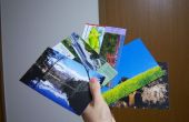Cartes postales artisanales à partir de matériaux recyclés - gratuit