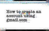 Comment faire pour créer un compte à l’aide de Gmail.com?? 