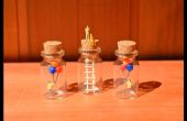 Sculptures de bouteille miniature