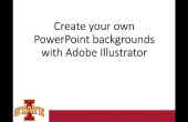 Présentation Microsoft PowerPoint créé sur Adobe Illustrator