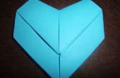 Origami Paper Heart [bleu]