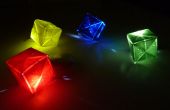 Cubes de brillant origami LED