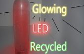 Lumineux LED recyclé bouteille