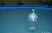 En plastique bouteille flottant chlorinateur