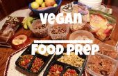 Préparation de nourriture végétalienne