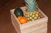 Fruits/légumes caisse de 2 "X 3" bois (16 pouces de long)