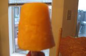 Deux ingrédient mangue Orange glace Pop