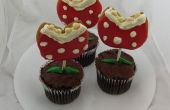 Super Mario Piranha Plant Cookie Cupcakes
