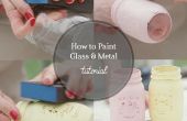 Comment peindre le verre et le métal