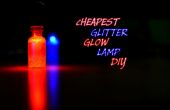 Lampe fluorescente bricolage Glitter