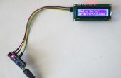 Arduino Nano : I2C afficheur LCD 2 X 16 avec Visuino