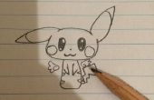 Comment dessiner Chibi Sonic et Pikachu