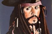 Portrait du capitaine Jack Sparrow (avec effet de malédiction spécial) ! 