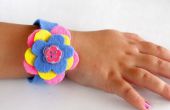 Faire ce bracelet de fleurs pour le printemps ! 