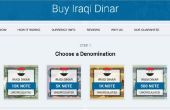Acheter dinar irakien