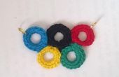 Crochet anneaux olympiques pendentif/Charm