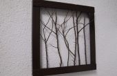 DIY Framed Tree Branches