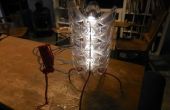 Soda bouteille lampe de Table LED fleur vertèbres