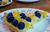Ananas et bleuets frais Fruit tarte