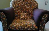 Chaise - chaise recomposé de bonne volonté de champignons