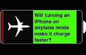 Est-ce un iPhone Charge plus vite sur Mode avion ? 