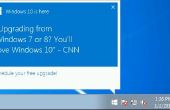 Nuke invite de mise à niveau de Windows 10