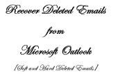 Récupérer Email supprimé de Microsoft Outlook