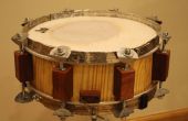 100 % Upcycled/récupéré Stave Snare Drum Build ! 