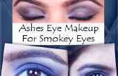 Maquillage pour Smokey cendres yeux