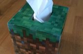Couvercle de boîte de tissu Minecraft