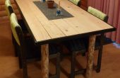 Table de salle à manger de jambe arbre