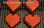 Faire des biscuits cœur Minecraft avec l’aide d’une imprimante 3d