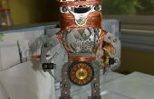 Metal robot doll