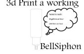 Siphon de Bell imprimés 3D