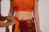Comment porter un sari en 2 minutes – Style indien soie Saree pour mariage